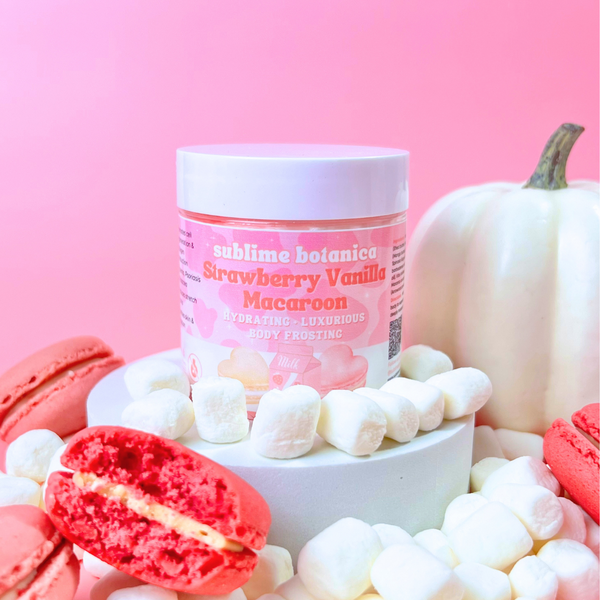 Strawberry Vanilla Macaroon Body Frosting