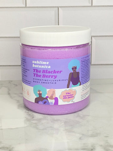 THE BLACKER THE BERRY BODY SMOOTHIE🫐🍦